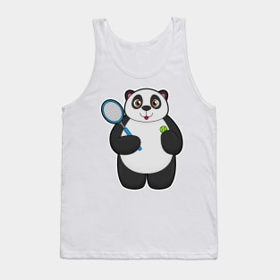 Panda as Tennis player with Tennis racket Tank Top